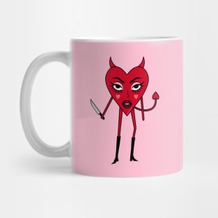 Killer Devil Cute Heart nancyvheart Mug